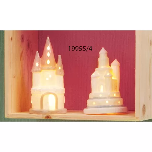 Bomboniera prima comunione claraluna 19955/4 set 4 castelli led Claraluna - 1