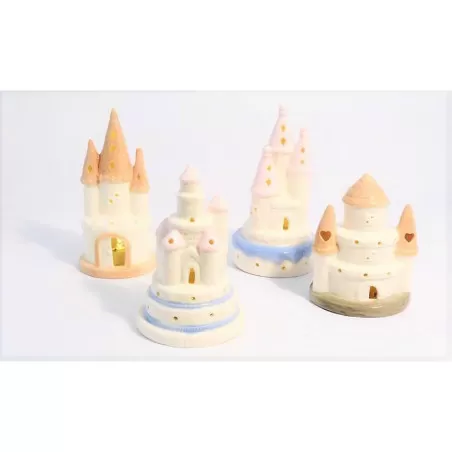 Bomboniera prima comunione claraluna 19955/4 set 4 castelli led Claraluna - 3