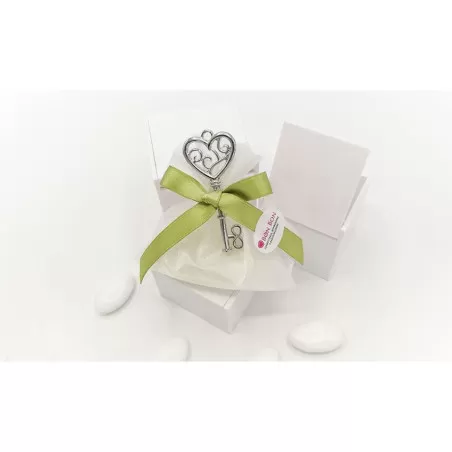 Bomboniera matrimonio chiave cuore Greenford - 1