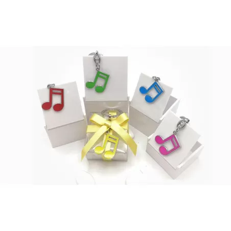 Bomboniera greenford nota musicale colorata portachiavi Greenford - 1