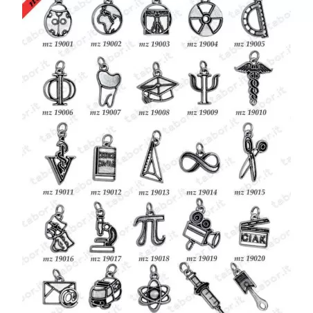 Sacchetto laurea taffetà rosso con applicazione simbolo laurea Tabor - 2