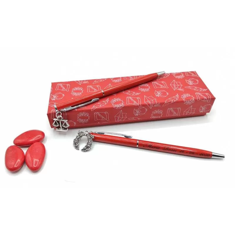 Bomboniera laurea tabor penna con simbolo laurea Tabor - 1