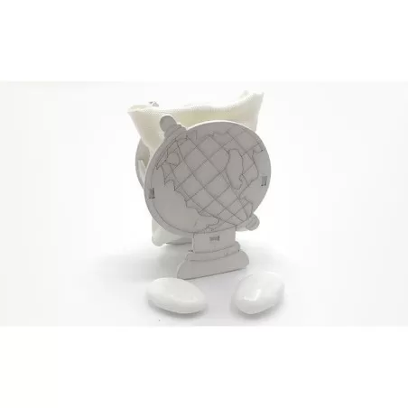 Scatolina matrimonio CK7202 portaconfetti mappamondo - 1