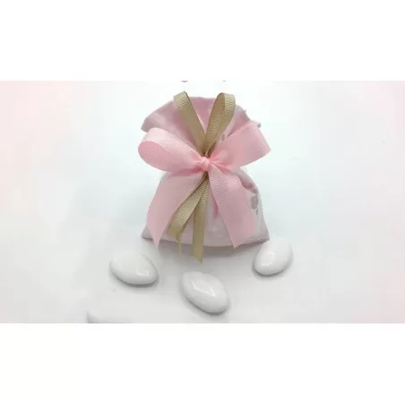 Sacchetto nascita e battesimo 4077 Busta media linea stelle e pecorelle - 1