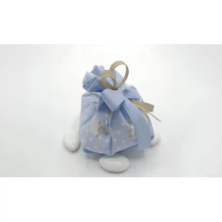 Sacchetto nascita e battesimo 4079 fagotto linea stelle e pecorelle - 2