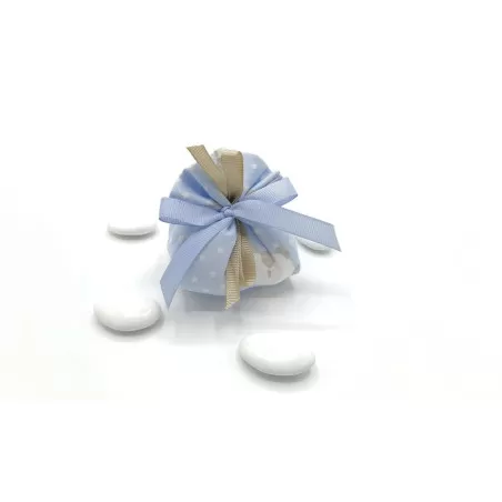 Sacchetto nascita e battesimo 4080 Mini fagottino linea stelle e pecorelle - 1
