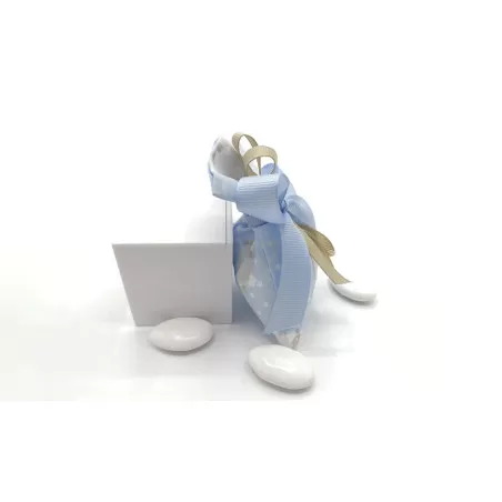 Sacchetto nascita e battesimo 4082 Busta media linea stelle e pecorelle - 2