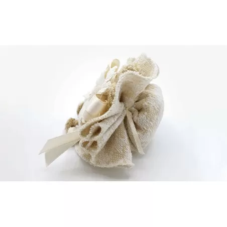 Sacchetto matrimonio 4004 Centrino Linea pied de poul ecrù - 2