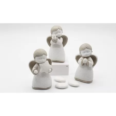 Bomboniera prima comunione FM1830 Angelo medio natural - 1