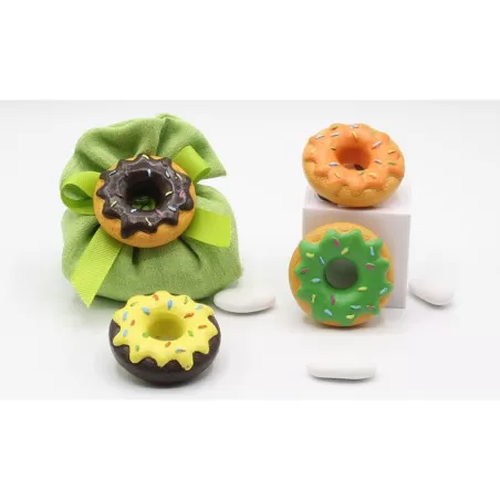 Bomboniera prima comunione QH1861 Doughnuts con fagotto - 1