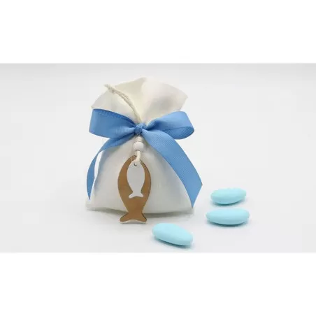 Sacchetto prima comunione tema mare Busta Media - 2