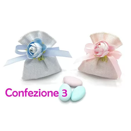 Bomboniera nascita e battesimo profumatore rosa con angelo - 4