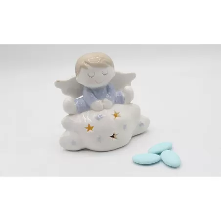 Bomboniera Nascita e Battesimo ilary queen angelo azzurro su nuvola led Ilary Queen - 1