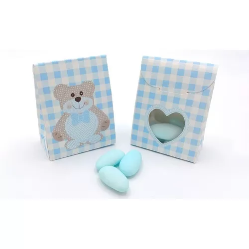 Scatolina portaconfetti ted orso celeste 14941 Scotton - 1