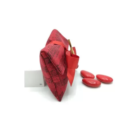 Sacchetto laurea note musicali rossa busta lettera piccola Liete Creazioni - 2