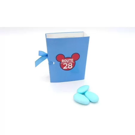 Scatolina portaconfetti disney libro mickey pilota celeste Disney - 3