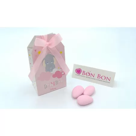 Scatolina portaconfetti disney tag dumbo rosa Disney - 1