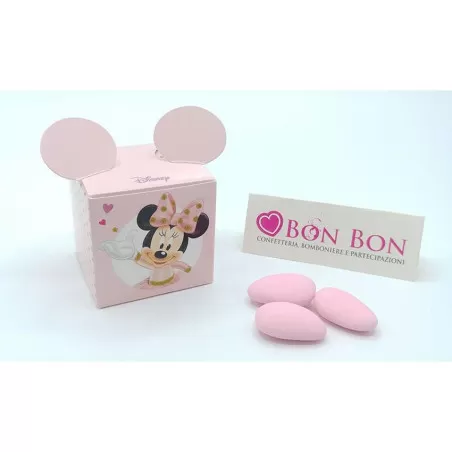 Scatolina portaconfetti disney cubo minnie rosa ballerina Disney - 1