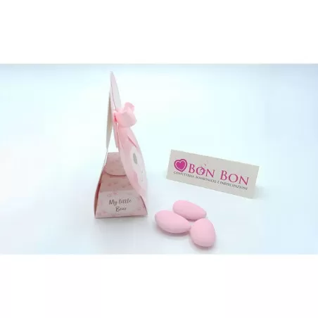 Scatolina portaconfetti orsetta testa rosa Scotton - 2