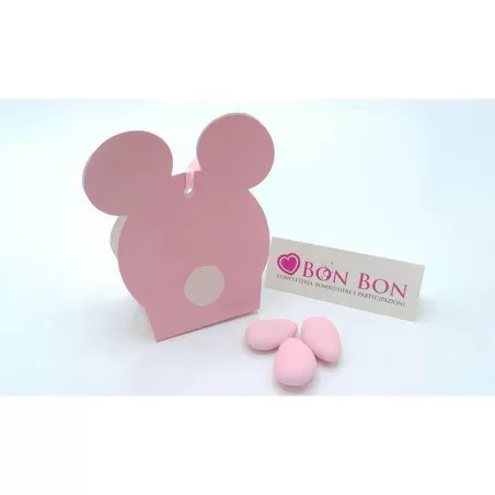 Scatolina portaconfetti orsetta testa rosa Scotton - 3