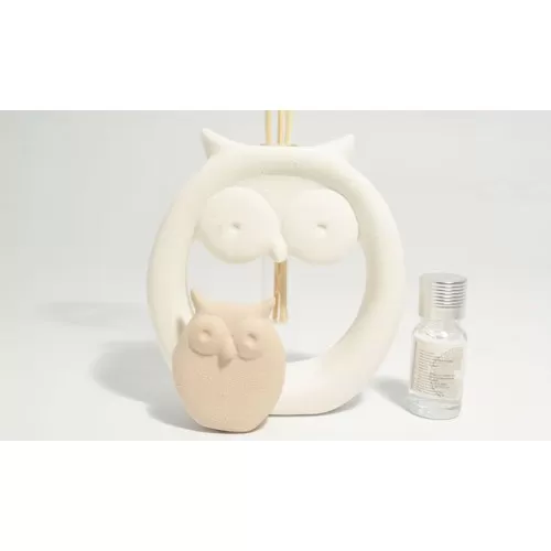 Bomboniera matrimonio claraluna 2020 diffusore coppia gufi 20165 Claraluna - 1