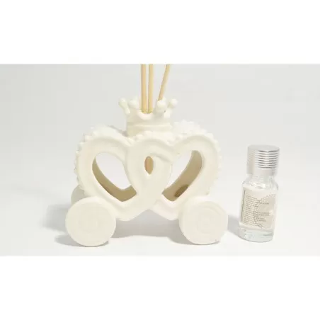 Bomboniera matrimonio claraluna 2020 diffusore carrozza bianca 20171 Claraluna - 1