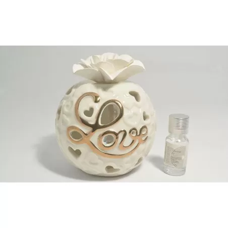 Bomboniera matrimonio claraluna 2020 diffusore traforato love grande 20183 Claraluna - 1