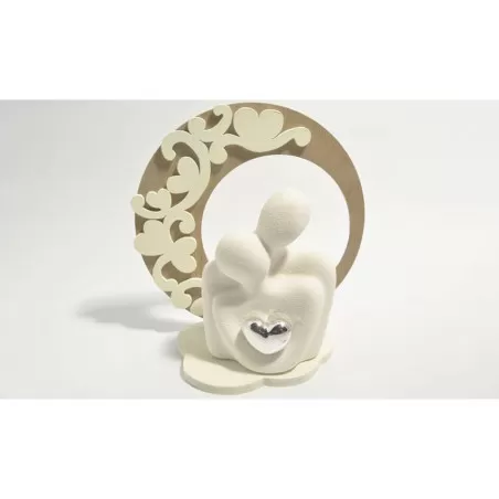 Bomboniera matrimonio claraluna 2020 busto coppia con supporto 20203C/BUSTA Claraluna - 1