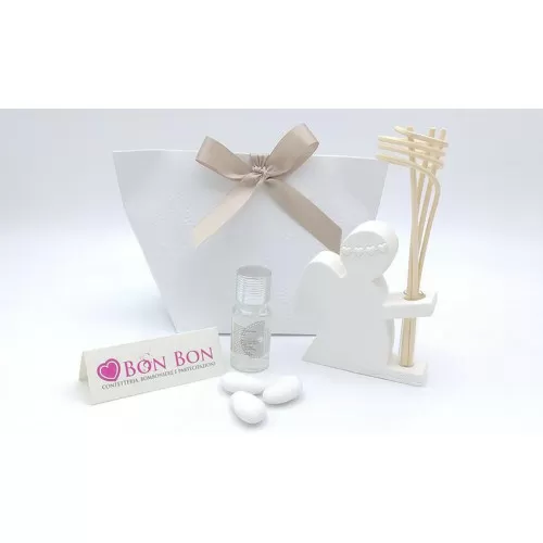 Bomboniera prima comunione claraluna 2020 diffusore angelo 20366/BUSTA Claraluna - 1