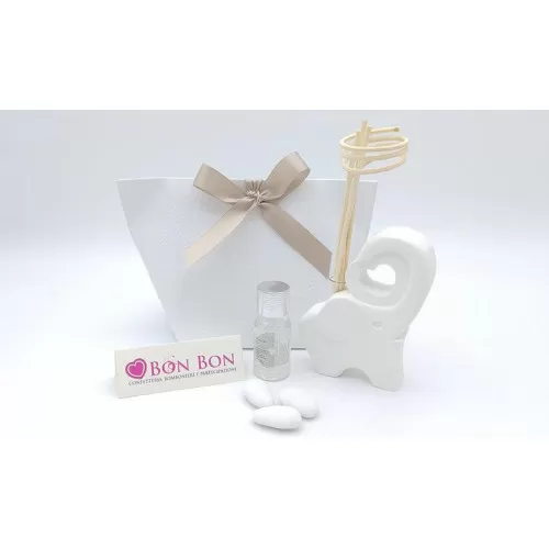 Bomboniera matrimonio claraluna 2020 diffusore elefante 20368/BUSTA Claraluna - 1