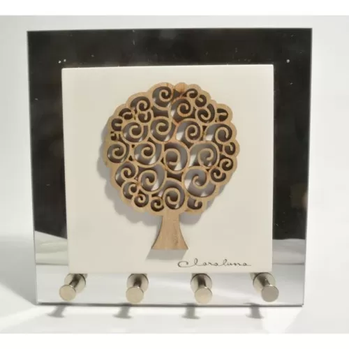 Bomboniera matrimonio claraluna 2020 quadro appendi chiavi albero 20661 Claraluna - 1