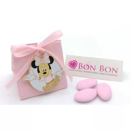 Bomboniera nascita e battesimo disney magnete metallo minnie ballerina Disney - 1