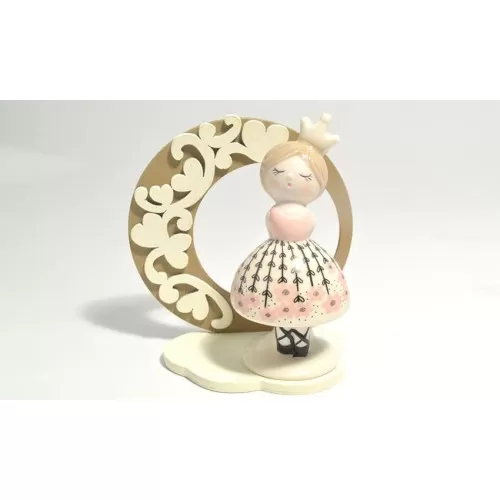 Bomboniera prima comunione claraluna principessa con supporto Claraluna - 1