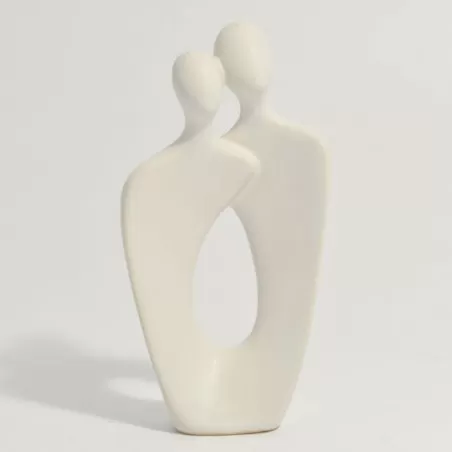 Bomboniera matrimonio claraluna 2020 coppia grande bianca 20985 Claraluna - 1