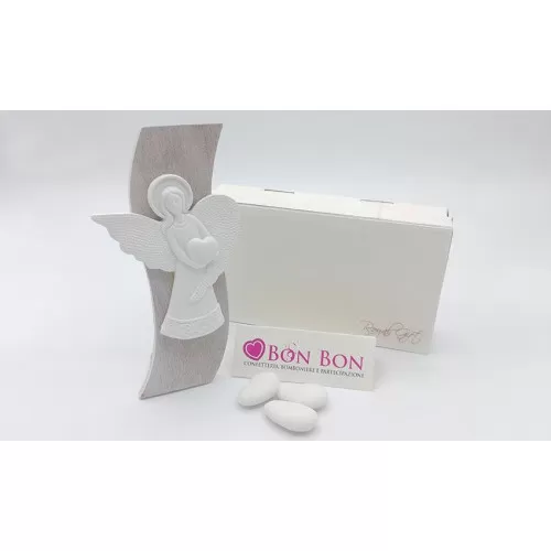 Bomboniera prima comunione outlet rb405 angelo con astuccio Royal Gifts - 1