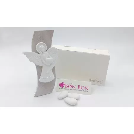 Bomboniera prima comunione outlet rb405 angelo con astuccio Royal Gifts - 1