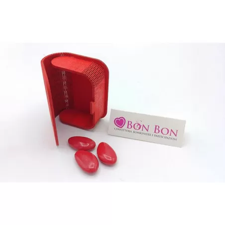 Porta confetti laurea scatolina in legno - 2