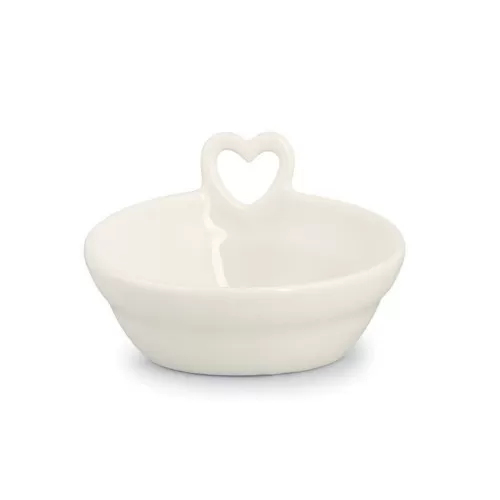 Bomboniera matrimonio ciotola con manico cuore Cupido - 1