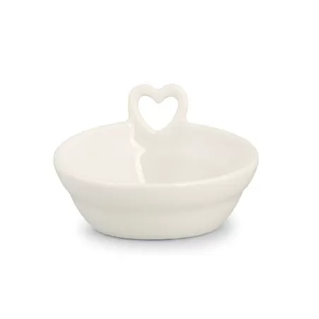 Bomboniera matrimonio ciotola con manico cuore Cupido - 1