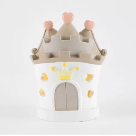 Bomboniera nascita e battesimo castello principessa led Le stelle - 1