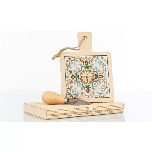 Bomboniera matrimonio cuorematto tagliere legno d6201 Cuorematto - 1