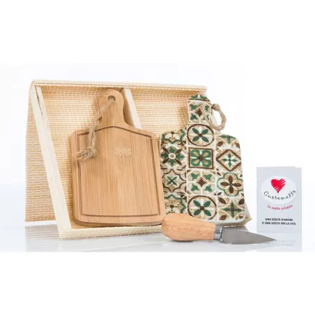 Bomboniera matrimonio cuorematto set 2 taglieri d6204 Cuorematto - 1