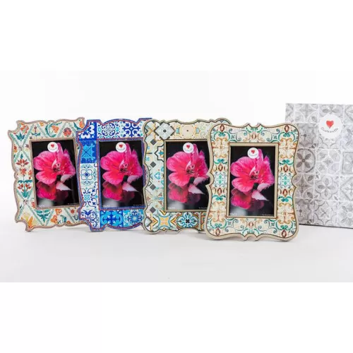 Bomboniera matrimonio cuorematto portafoto 4 assortiti d6221 Cuorematto - 1