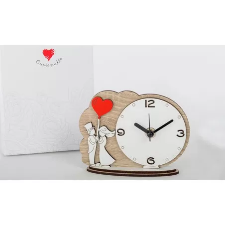 Bomboniera matrimonio cuorematto orologio coppia d6295 Cuorematto - 1