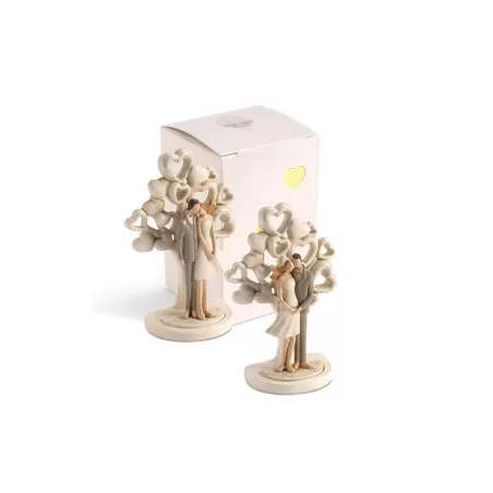 Bomboniera matrimonio solidale quadrifoglio coppia sposi qfc509 Quadrifoglio - 1