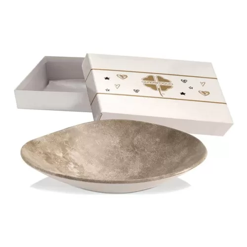 Bomboniera matrimonio solidale quadrifoglio coppa grande qfc525 Quadrifoglio - 1