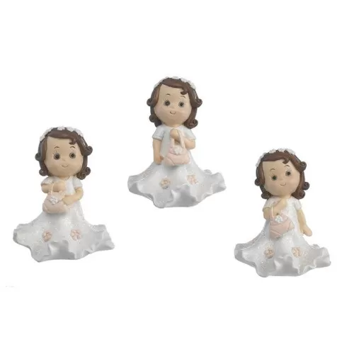 Bomboniera prima comunione bamboline flowers grandi Royal Gifts - 1