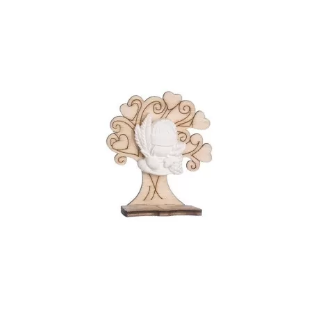 Bomboniere prima comunione albero con applicazione calice - 1