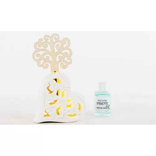 Bomboniera matrimonio kharma living profumatore led cuore albero A7788 Kharma Living - 1