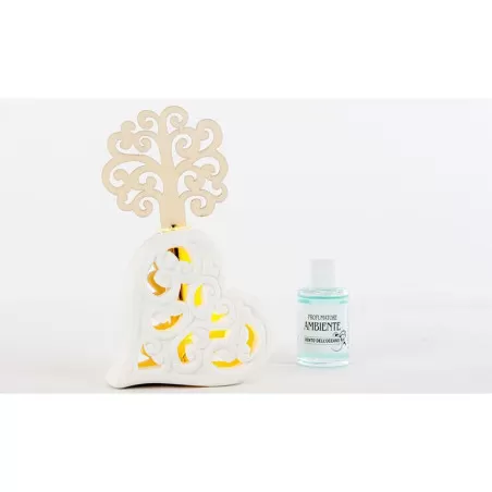 Bomboniera matrimonio kharma living profumatore led cuore albero A7788 Kharma Living - 1